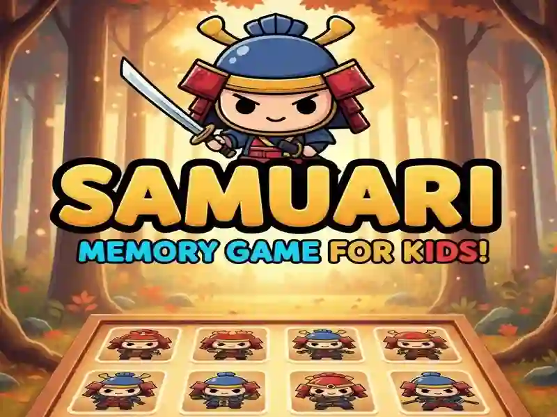 Samurai Memory Game For Kids