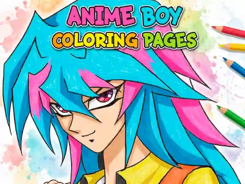 Anime Boy Coloring Pages
