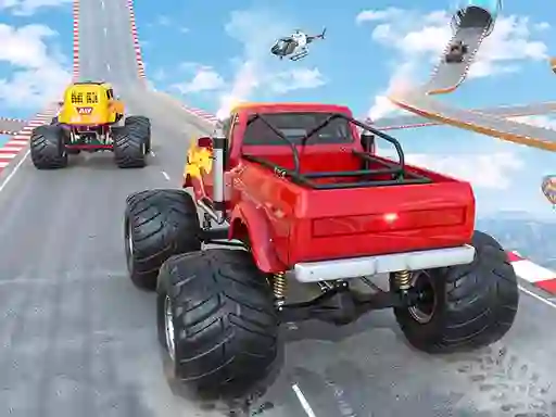 Mega Ramp Monster Truck Race — free online game