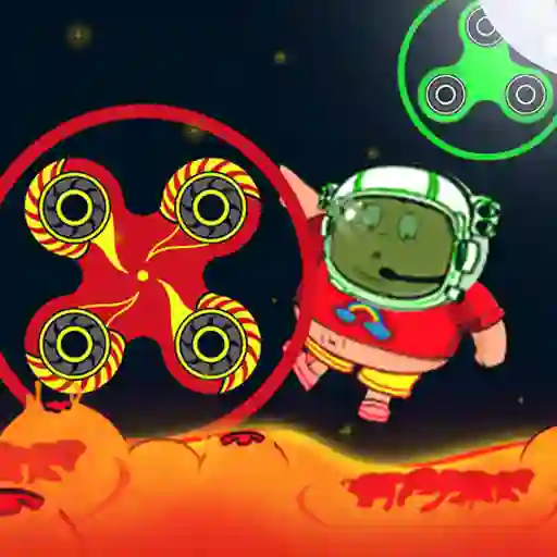 Spinner Astro the Floor is Lava — free online game