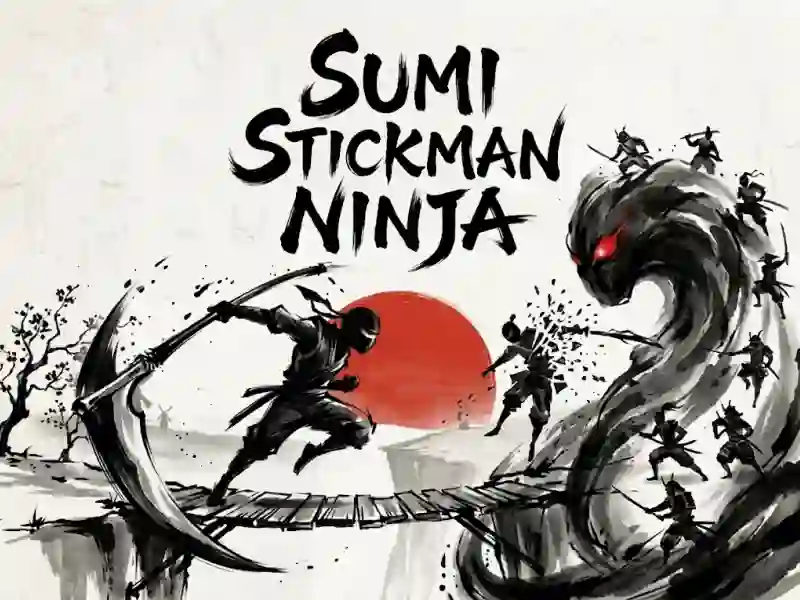 Sumi Stickman Ninja — bezmaksas tiešsaistes spēle