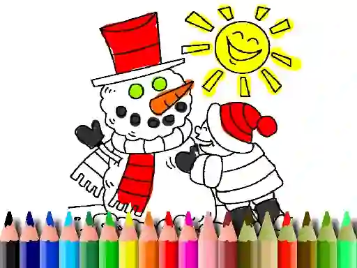 Back To School: Winter Time Coloring — free online game