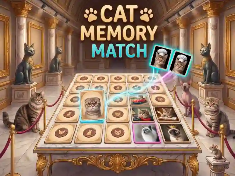 Xogo Cat Memory Match en liña