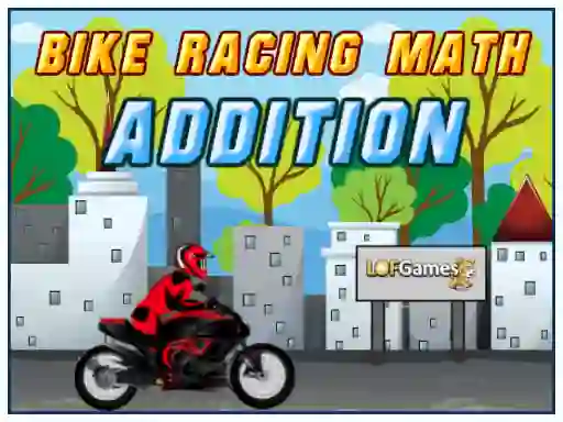 Bike Racing Math Addition — free online game
