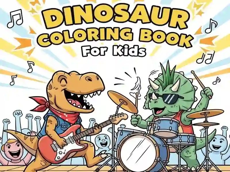 Dinosaur Coloring Book For Kids