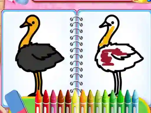 Coloring Birds Game — free online game