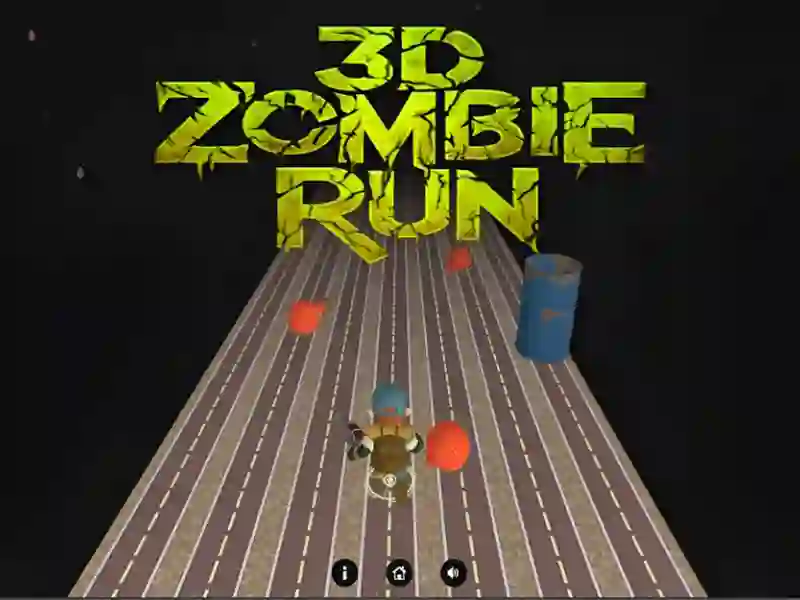 3D Zombie Run — free online game
