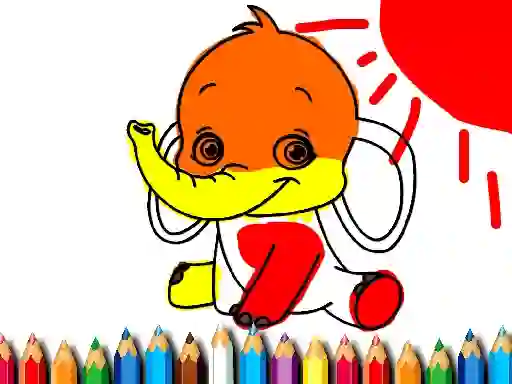 Elephant Coloring Book — free online game