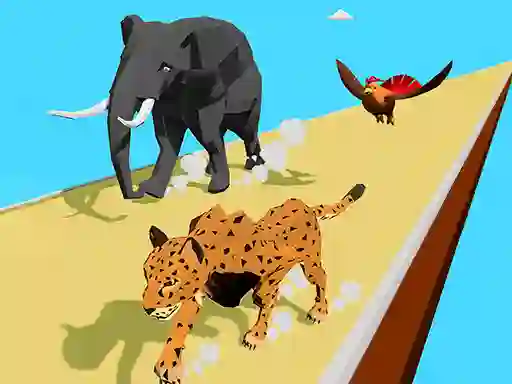 Animal Transform Race 3D — free online game