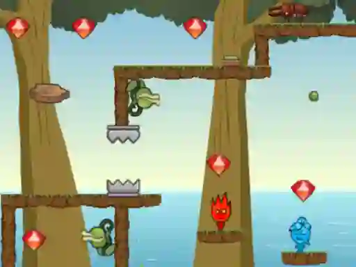 Fireboy and Watergirl Island Survive — free online game