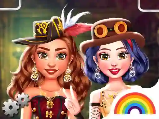 Princess Girls Steampunk Rivalry — free online game