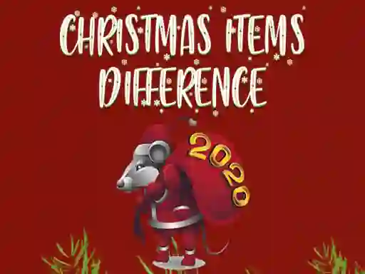 Christmas Items Differences — free online game