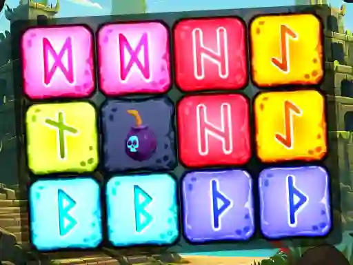 Runic Block Collapse — free online game