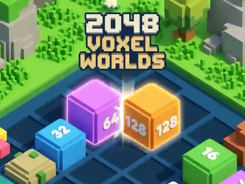 Spil 2048 Voxel Worlds online