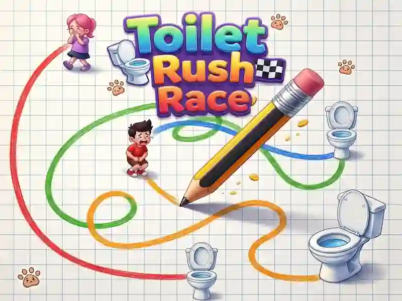 Игра Toilet Rush Race онлајн