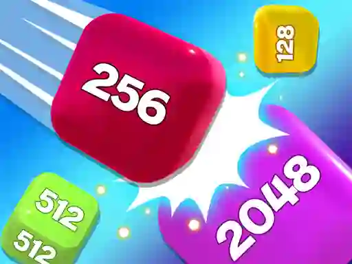 Chain Cube 2048 3D Merge Game — free online game