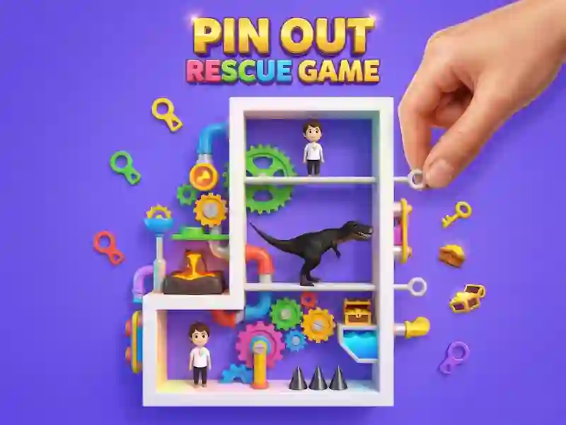 Гульня Pin Out Rescue Game онлайн