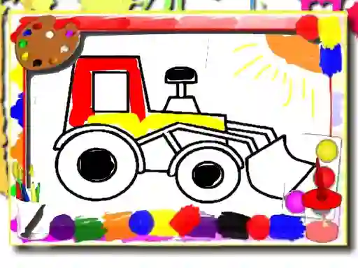 Back to School: Kids Car Coloring — free online game