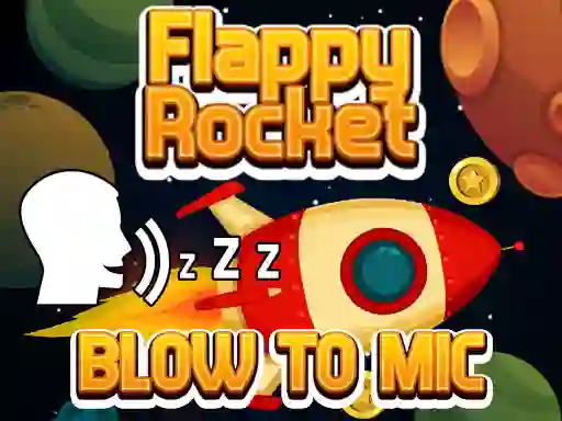 Flappy Rocket With Blowing — free online game