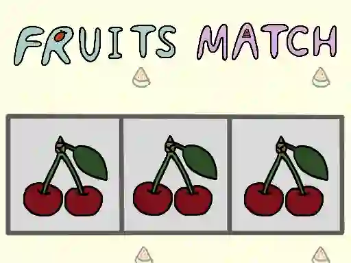 Fruits Match — free online game