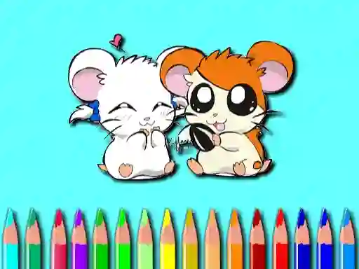 Hamster Coloring Book — free online game