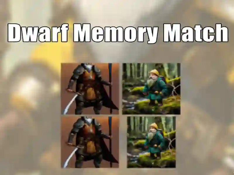 Dwarf Memory Match