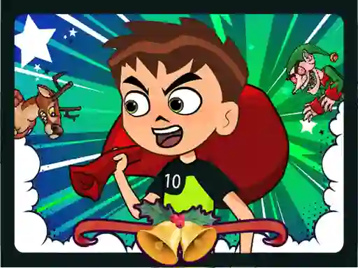 Ben 10 Christmas Run — free online game