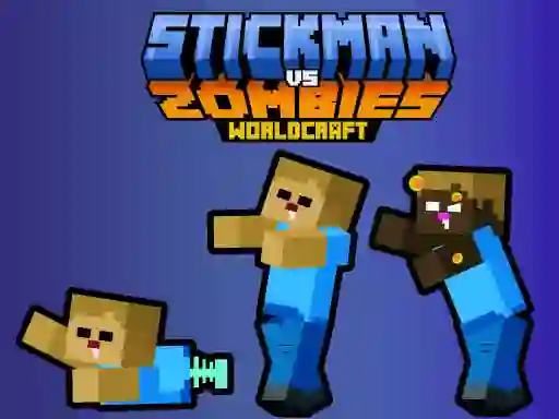 Stickman vs Zombies WorldCraft — free online game