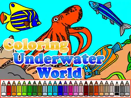 Coloring Underwater World — free online game