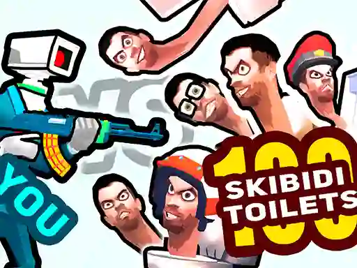 You vs 100 Skibidi Toilets — free online game