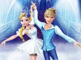 Elsa and Jack Ice Ballet Show — free online game