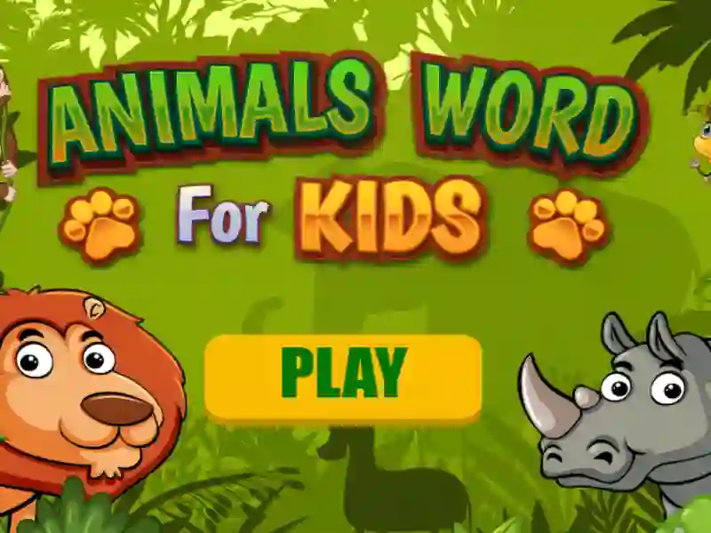 Word Animals For Kids