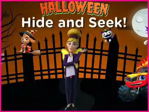 Гульня Halloween Hide & Seek онлайн