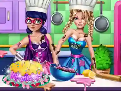 SuperHero Cooking Contest — free online game