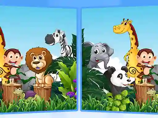 Find Seven Differences - Animals — free online game