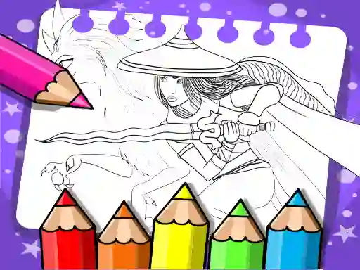 Raya And The Last Dragon Coloring — free online game