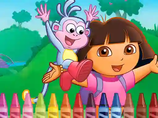 Dora Coloring — free online game