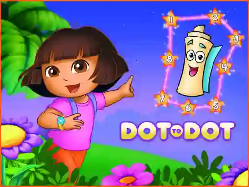 Dora The explorer Dot to Dot — free online game