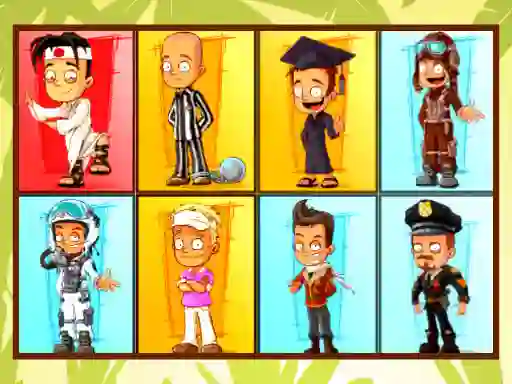 Leikur Comic Board Puzzles á netinu