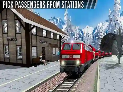 Игра Uphill Station  Drive: Bullet Passenger Train Drive онлајн