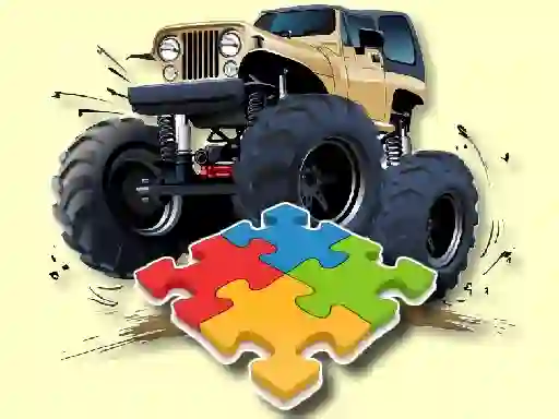 Monster Truck Jigsaw Challenge — free online game