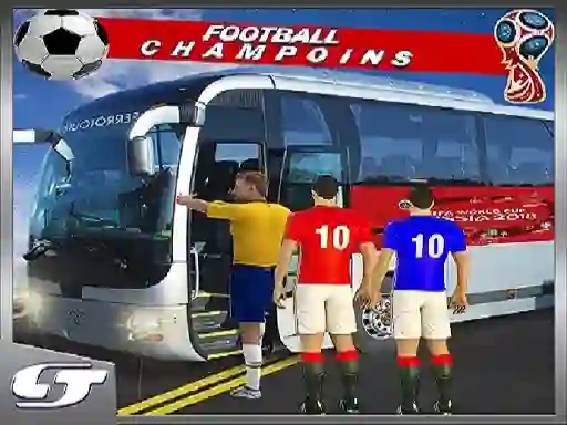 Football Players Bus Transport — free online game