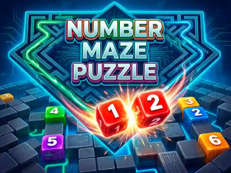 Number Maze Puzzle — لعبة مجانية اون لاين