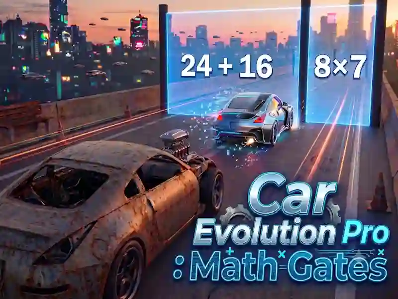 Игра Car Evolution Pro : Math Gates онлајн