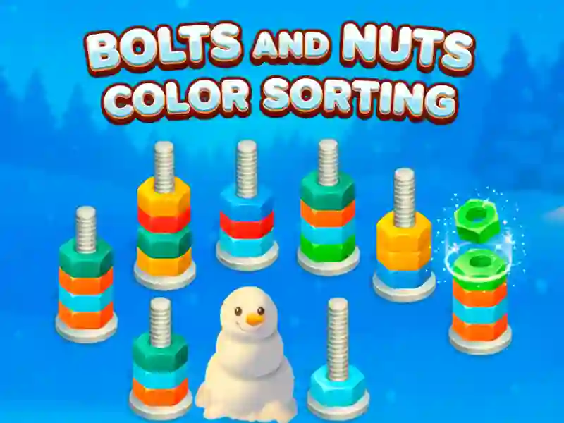 Bolts and Nuts Color Sorting