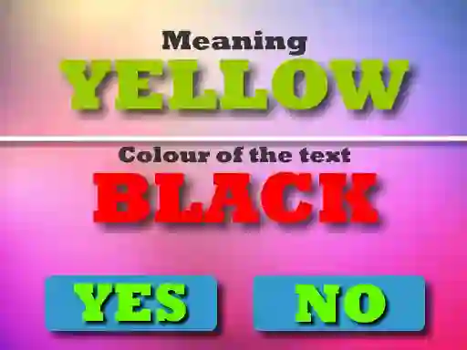 Colour Text Challeenge — free online game