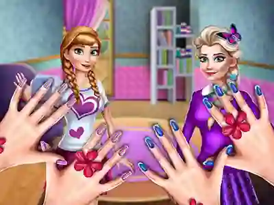 Princesses Nails Salon — free online game