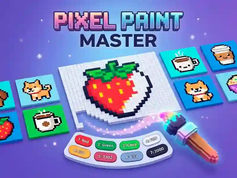 Pixel Paint Master — لعبة مجانية اون لاين