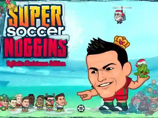 Super Soccer Noggins Xmas Edition — free online game