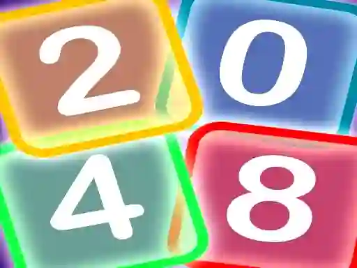Permainan Neon 2048 secara online